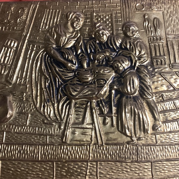 Vintage Lombard Hearth Tinderbox Brass & Wood Made in Germany - Picture 10 of 11